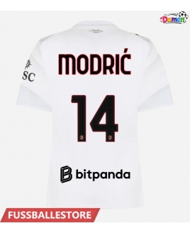 Günstige AC Milan Luka Modric #14 Auswärtstrikot Damen 2026-27 Kurzarm